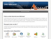Tablet Screenshot of cms.aderanet.com